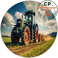 Opłatek na tort Traktor - Ciągnik