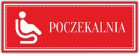 Tabliczka Grawerowana na drzwi POCZEKALNIA