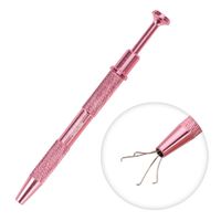 Uchwyt chwytak do gąbek do ombre AlleLac 12,2cm różowy