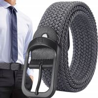 Pasek Elastyczny Parciany Męski Damski Pleciony Spodni Mocny Taktyczny
