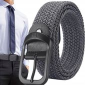 Pasek Elastyczny Parciany Męski Damski Pleciony Spodni Mocny Taktyczny