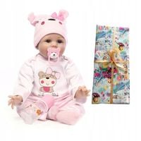 REALISTYCZNA LALKA REBORN JAK ŻYWE DZIECKO 55CM KEIUMI BOBAS NIEMOWLE