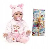 REALISTYCZNA LALKA REBORN JAK ŻYWE DZIECKO 55CM KEIUMI BOBAS NIEMOWLE