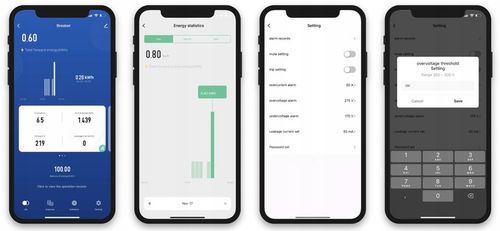 Licznik prądu energii mocy napięcia TUYA SMART Aplikacja WiFi na szynę na Arena.pl