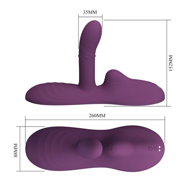 Pretty Love Luka Heating Sit-Down Pad Vibrator zdjęcie 6