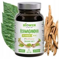ASHWAGANDHA ŻEŃSZEŃ 400 MG 10% 120 KAPSUŁEK