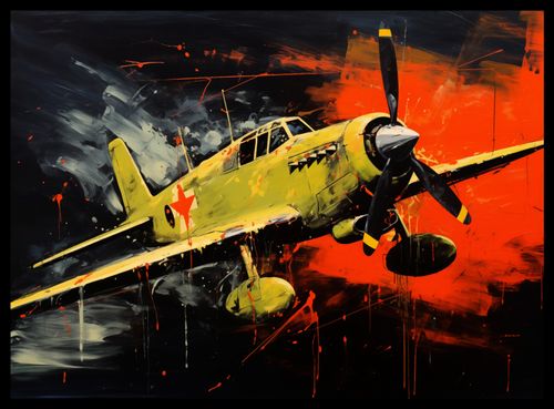 Plakat 55x40cm Barwny Przelot na Arena.pl