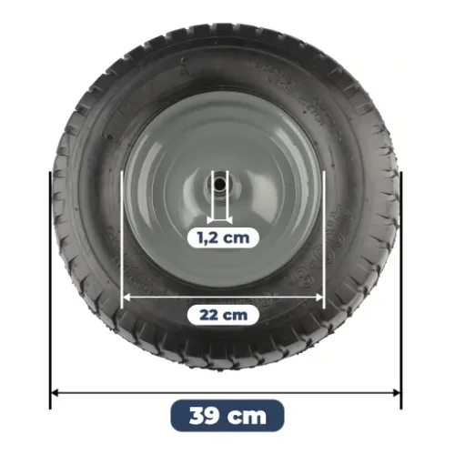 KOŁO KÓŁKO DO TACZKI TACZEK 4.00-8 400-8 400x8 8PR MOCNE Z DĘTKĄ na Arena.pl