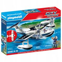 Playmobil City Action 4445 wodolot policyjny samolot