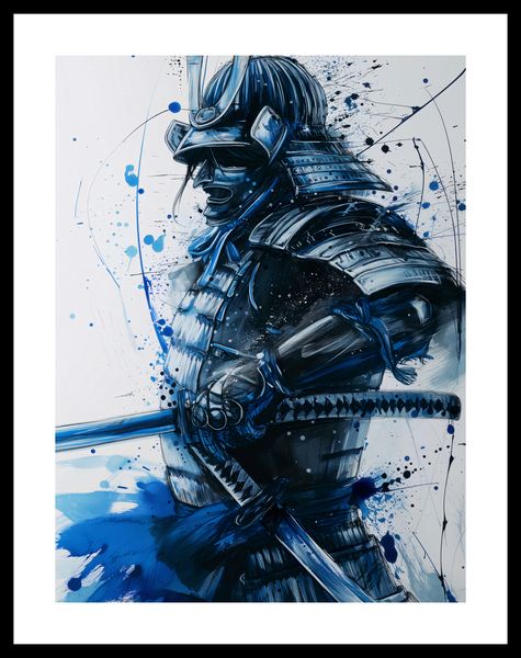 Plakat 30x40cm Samuraj w Błękicie zdjęcie 3