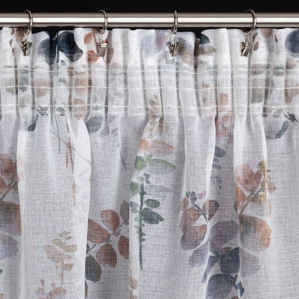 Zasłona gotowa na taśmie MARINA 140x270 Eurofirany stalowy zdjęcie 8