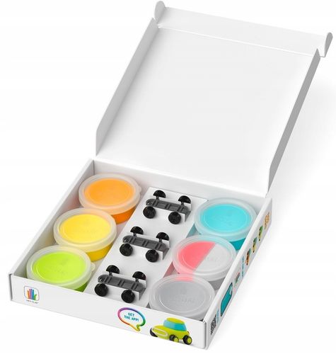 Hey Clay Masa Plastyczna Eco Samochody Zestaw na Arena.pl