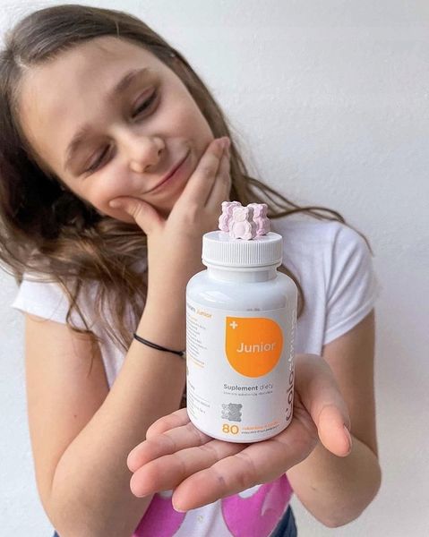COLOSTRUM JUNIOR Z PROBIOTYKIEM CUKIERKI DLA DZIECI 80 szt. zdjęcie 9