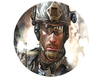 Opłatek na tort Call of Duty