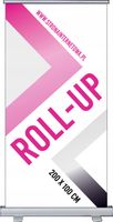 Roll up DUŻY SYSTEM WYSTAWIENNICZY 200x100 cm TWOJE LOGO baner Z PROJEKTEM
