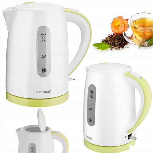 CZAJNIK ELEKTRYCZNY ZELMER ZCK7616L 2200W 1,7L BEZPRZEWODOWY STRIX LIME na Arena.pl