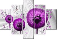 105CM 150CM ZEGAR 5 ELEM FIOLETOWE DMUCHAWCE 3 DRUK OBRAZ