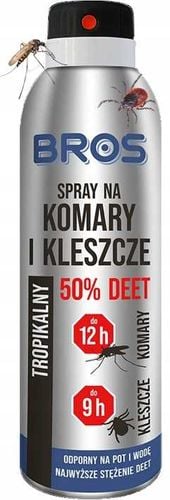 bros - spray na komary i kleszcze 50% deet 90ml - 2 szt. na Arena.pl
