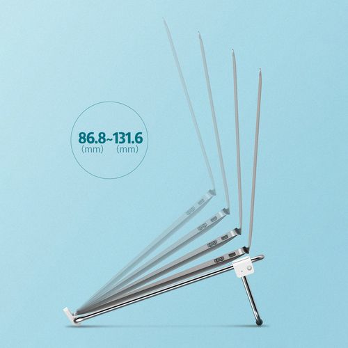 Regulowana podstawka stojak pod laptopa srebrny na Arena.pl