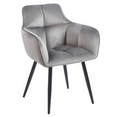 krzesło k40-fx velvet szare