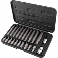 Zestaw klucze imbusowe wewnętrzne 3/8” 1/2” 22 el.