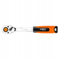 NEO TOOLS GRZECHOTKA PROSTA KLUCZ 3/8" 90T 200MM CrMo 08-533