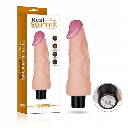 Wibrator LOVETOY REAL SOFTEE 18cm na Arena.pl