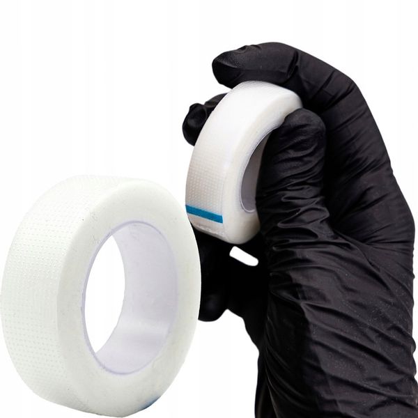 TAŚMA PERFOROWANA DO PRZEDŁUŻANIA RZĘS 1,25 CM X 9 M zdjęcie 1