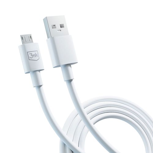 accessories - 3mk hyper cable a to micro 1.2m 5v 2,4a white na Arena.pl