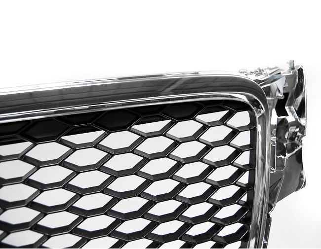 Grill ATRAPA AUDI A4 B8 08-11 CHROME RS-STYLE zdjęcie 5