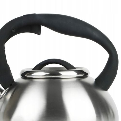 SREBRNY CZAJNIK Z GWIZDKIEM TRADYCYJNY 2,5 L INDUKCJA GAZ STAL na Arena.pl