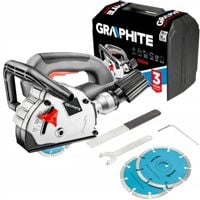 BRUZDOWNICA 1320W TARCZA WALIZKA GRAPHITE ZESTAW