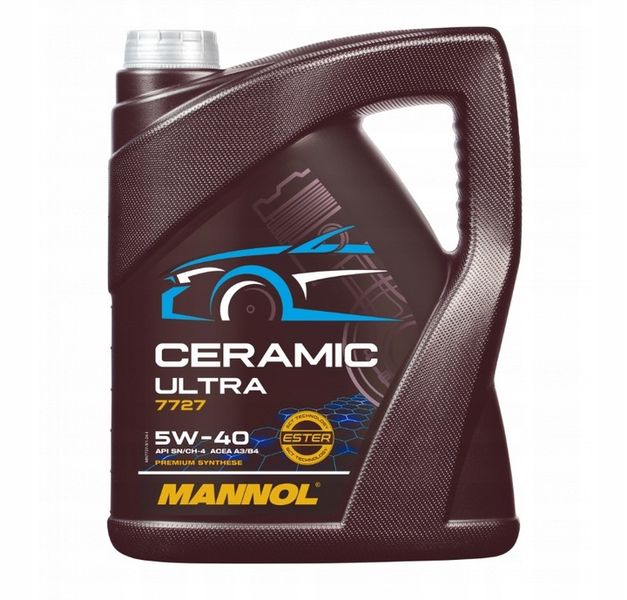 OLEJ MANNOL CERAMIC ULTRA 5W40 7727 5L zdjęcie 1