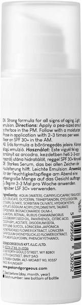 Geek & Gorgeous Serum A-Game 10 0,1% Retinalu zdjęcie 4