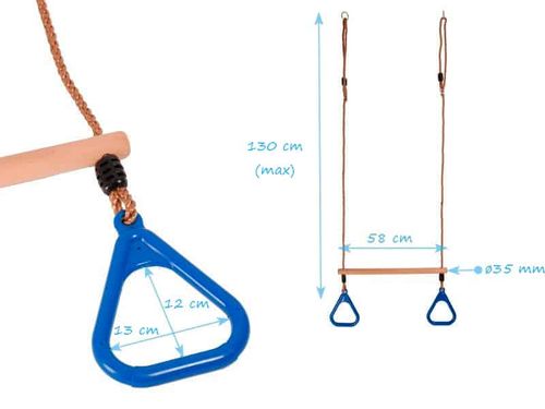 obręcze z trapezem czerwony MALPISZON.PL na Arena.pl
