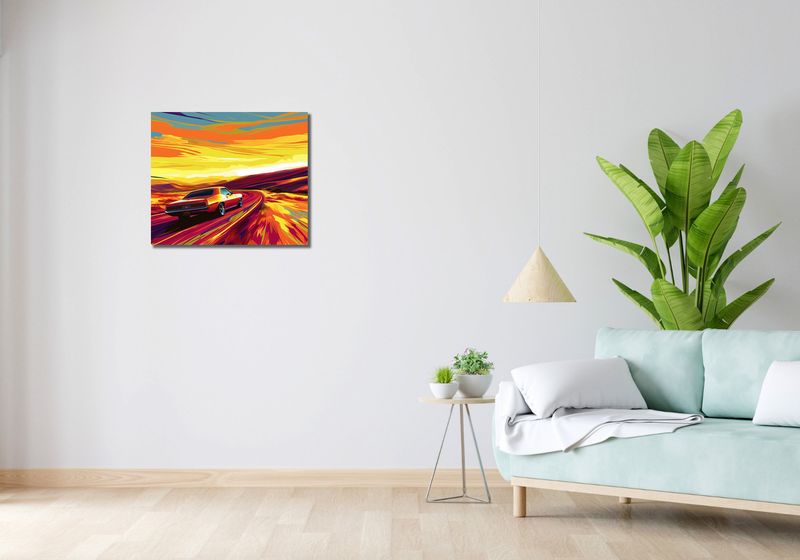 Obraz 60x50cm Pędź Przed Siebie zdjęcie 2