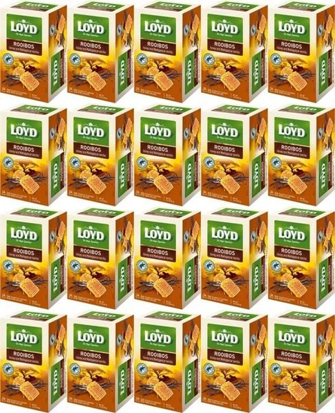 Herbata ziołowa w kopertach Loyd Rooibos miód i wanilia 20szt x20 zdjęcie 1