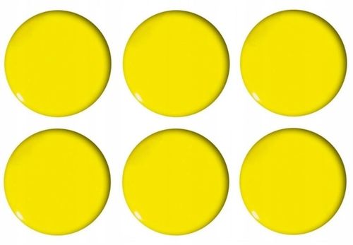 MAGNESY DO T. 30MM/6 ZÓŁTE GŁADKIE TETIS na Arena.pl