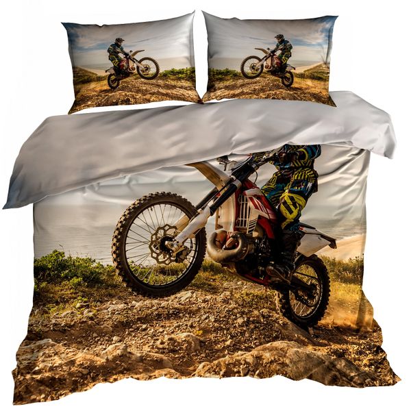 Pościel 3D bawełna satyna 200x220cm CROSS zdjęcie 1