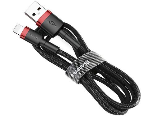 Baseus Kabel USB Lightning iPhone 1.5A 2m Czarno-czerwony na Arena.pl