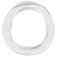 doc johnson ring classic silikonowy pierścień anatomiczny czarny