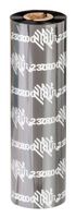 Zebra Wax Ribbon Black, 110mmx450m,