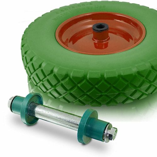 Koło do taczki taczka  400 mm zielone na Arena.pl