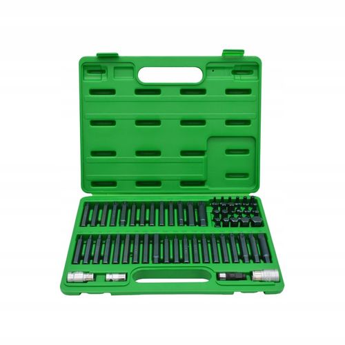 ZESTAW BITÓW KOŃCÓWEK TORX IMBUS SPLINE RIBE SQ 60 EL TOPTUL GCAI6003 na Arena.pl