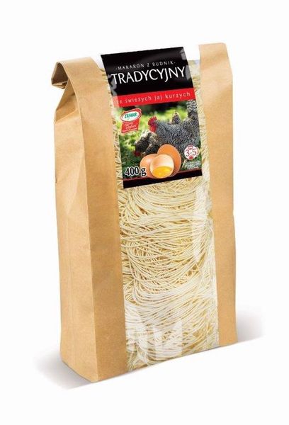 Ekomak makaron swojski nitka cięta 400g zdjęcie 1