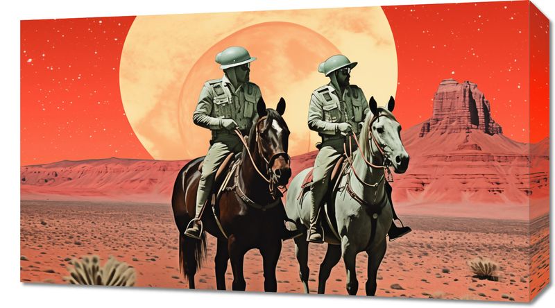 Obraz 70x40cm Patrol Kosmiczny zdjęcie 1