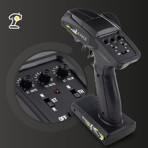 Auto Zdalnie Sterowane RC 1:18 DUŻE TERENOWE 4x4 30 min 850mAh x2 PROMOCJA na Arena.pl