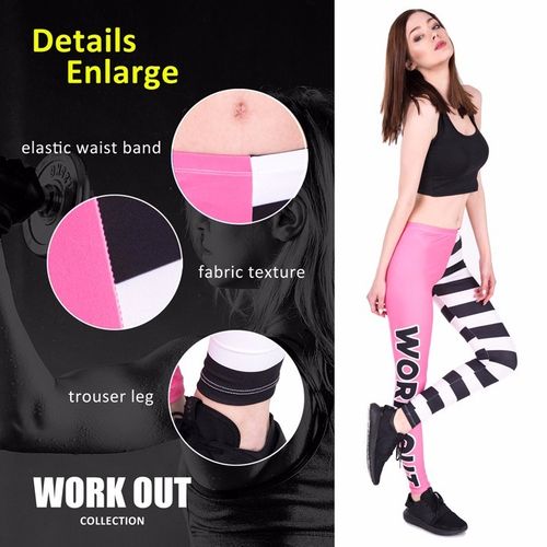 LEGGINSY PINK WORK OUT na Arena.pl
