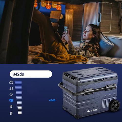 Lodówka kompresorowa AAOBOSI 45L Dual Zone z WiFi i sterowaniem POWYSTAWOWE na Arena.pl