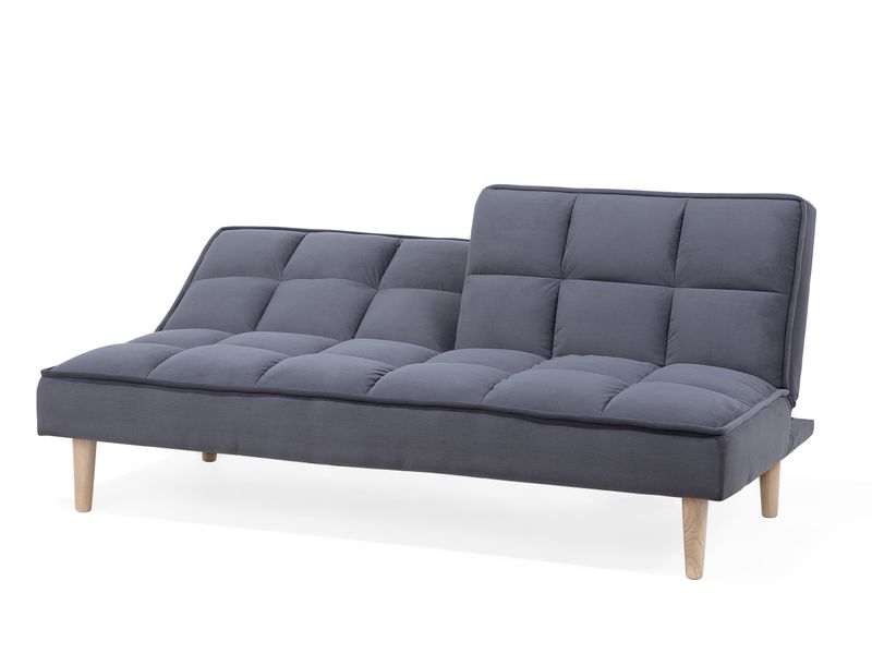 Sofa rozkładana ciemnoszara SILJAN zdjęcie 4
